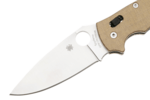 C95MPCW2 Spyderco Manix 2 XL barna vászon Micarta CPM CRU-WEAR Reveal 14