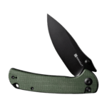 S23032-3 Sencut Pulsewave Green Canvas Micarta Handle
Black 9Cr18MoV Blade
Button Lock