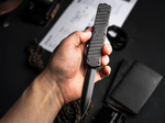 Heckler & Koch 06HK003 SP02 automatický OTF nůž/dýka 8,5 cm, celočerná, hliník
