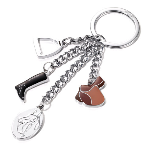 KR13-17/CH Troika PFERDEGLÜCK kľúčenka kone s 4 príveskami