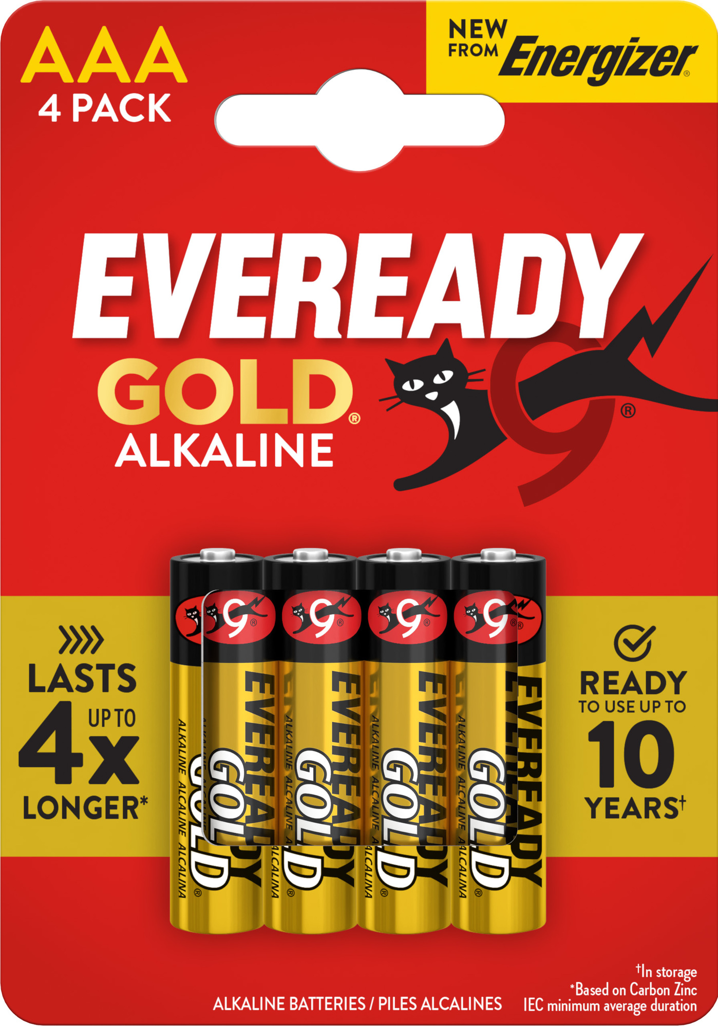 Energizer Eveready Gold AAA FSB4