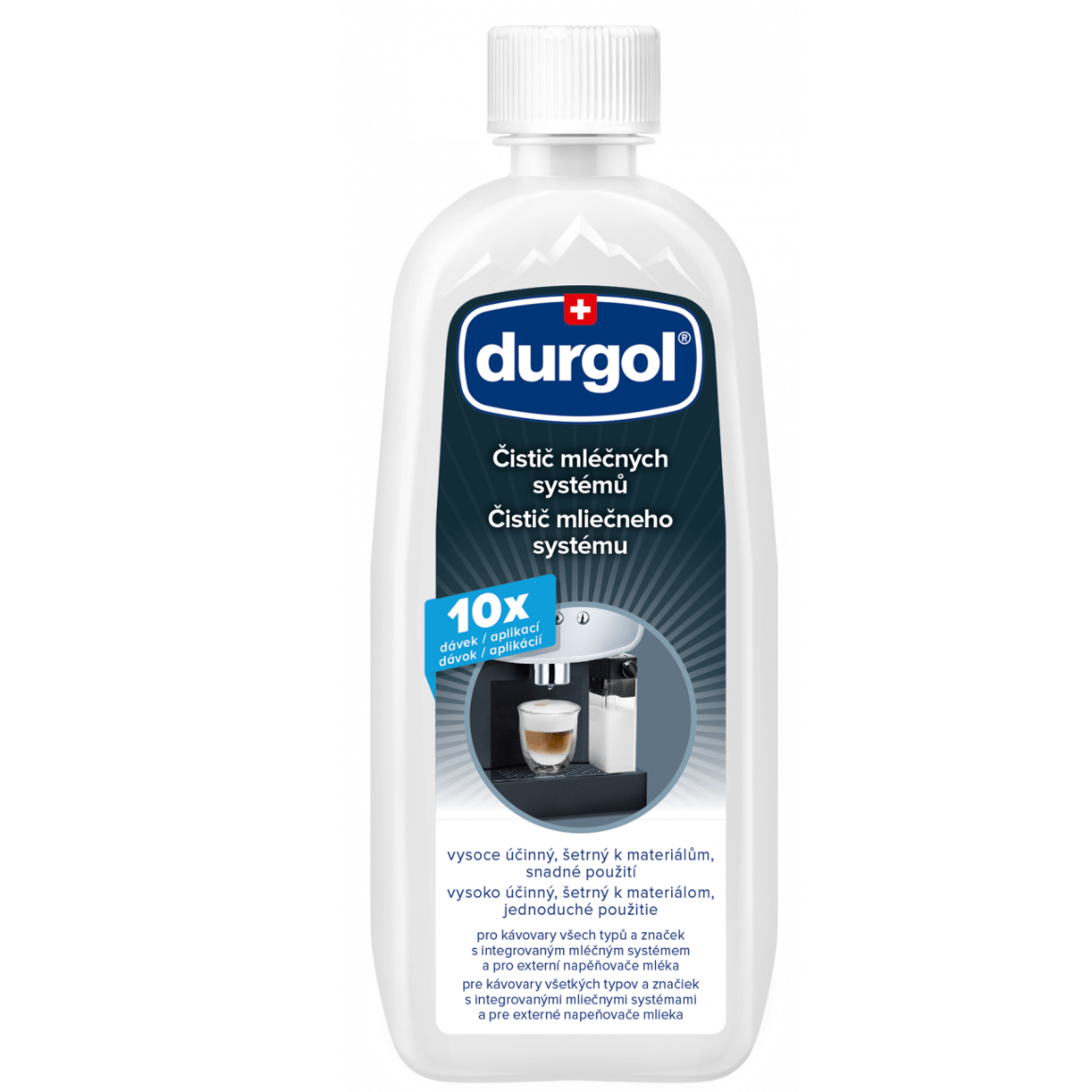 Durgol čistič mliečneho systému pre všetky kávovary/napeňovače mlieka 500 ml