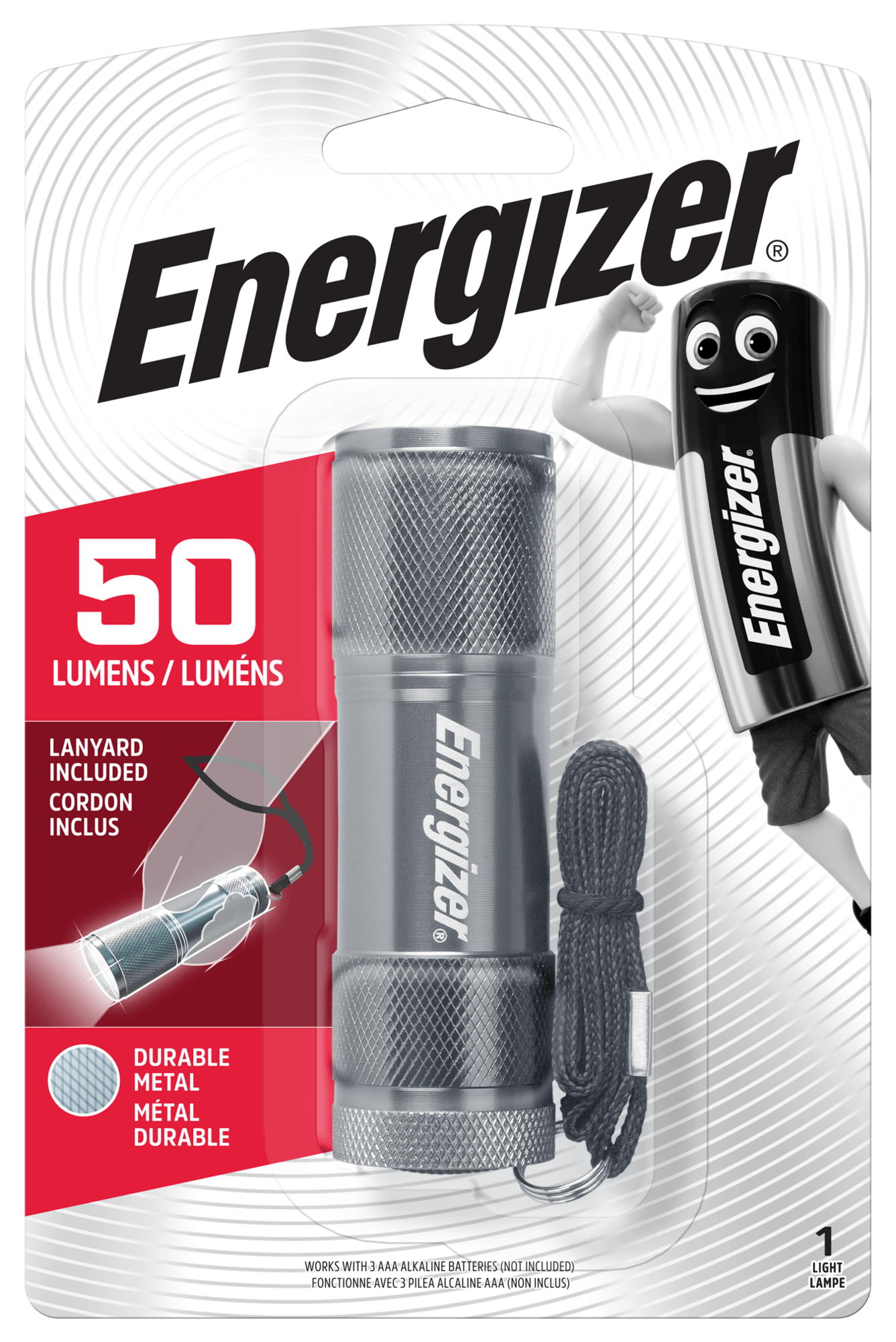 Energizer ručné kovové svietidlo Metal 3 x AAA