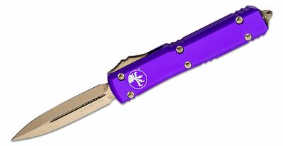 Microtech 122-13PU Ultratech Bronze Purple automatický nôž 8,8 cm, bronzová, fialová, hliník