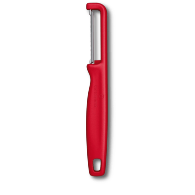 Victorinox 6.0943.1 Iota Peeler škrabka, zúbkované ostrie, červená