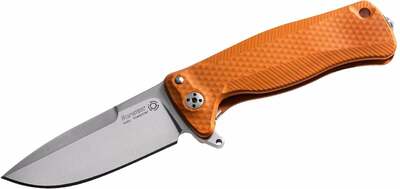 LionSteel SR22A OS Aluminium Orange vreckový nôž 8 cm, oranžová, hliník, rozbíjač skla