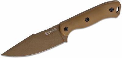 KA-BAR BK18 Becker Harpoon univerzální nůž 11,6 cm, pískovo-hnědá, Zytel, pouzdro polymer