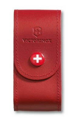 Victorinox 4.0521.1 kožené puzdro 91mm červená