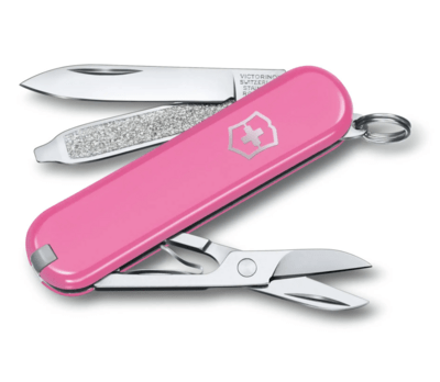 Victorinox 0.6223.51B1 Classic SD Colors Cherry Blossom, multifunkční nůž, růžová, 7funkcí, blistr