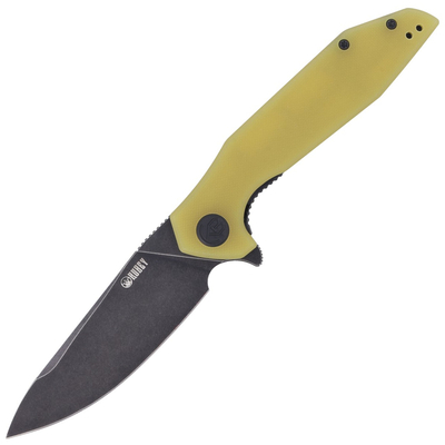 Kubey KU117C Nova Yellow vreckový nôž 9,2 cm, zelenožltá, G10