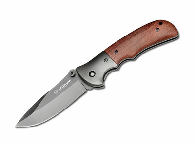 Magnum 01MB864 Co-Operator vreckový nôž 8,7 cm, drevo, nehrdzavejúca oceľ