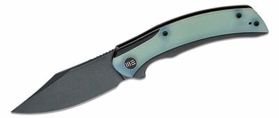 We Knife WE19022F-4 Snick zsebkés 8,8 cm, Black Stonewash, titán, natúr G10