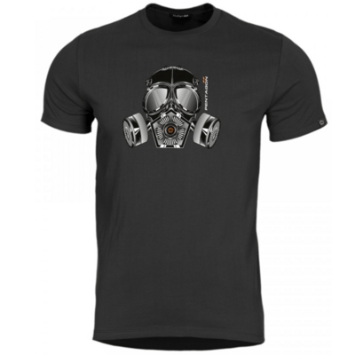 K09012-GM-01-Black-M Pentagon Ageron T-Shirt Gas-Mask