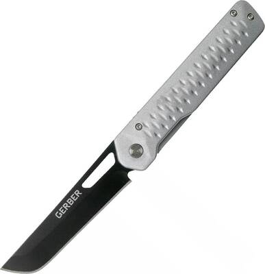 Gerber 30-001667 Ayako vreckový nôž 8,9 cm, čierna, strieborná, hliník 