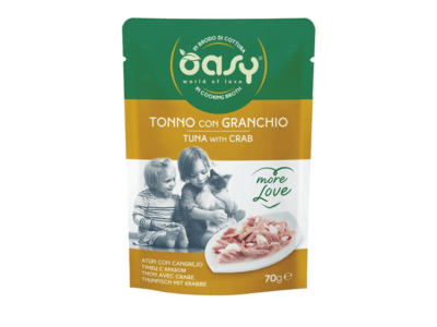 OAWLCTGB0007A Oasy More Love Tuna with Crab (pouch) 70g