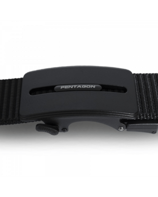 K17103-BLK-01-Black-ONE SIZE Pentagon REGAL BELT 35mm &quot;BLK&quot;