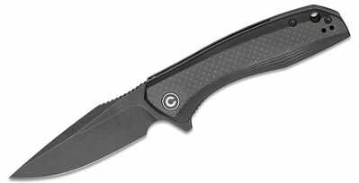 CIVIVI C801I Baklash zsebkés 8,9 cm, Black Stonewash, fekete, G10, szénszálas