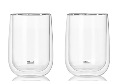 AdHoc TF21 Sada sklenic na čaj Duo Glass 400ml