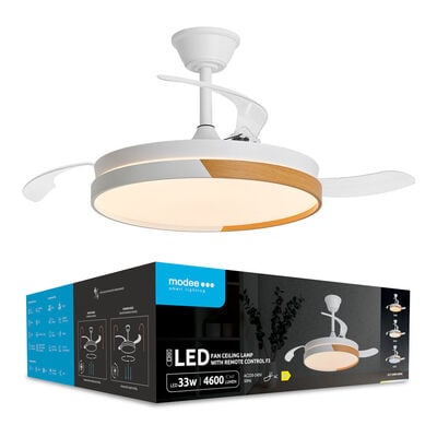 ML-CL3CCT36W-F3W Modee Mennyezeti LED Lámpa+Fan 36W 3CCT+rem. F3 (3500 lumen) ERP