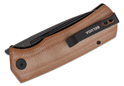 PFP01TKMDW Petrified Fish PFP01T
Beluga Black Stonewash K110 Brown Micarta