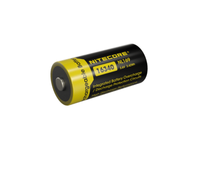 Nitecore NL169 nabíjecí lithium-iontová baterie 16340, 950 mAh