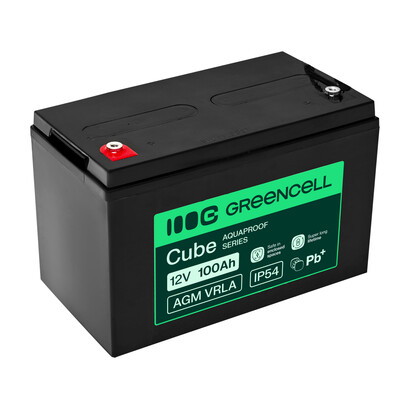 AGM12V100AH-H Green Cell AGM VRLA 12V 100Ah karbantartásmentes akkumulátor szünetmentes tápegységekh