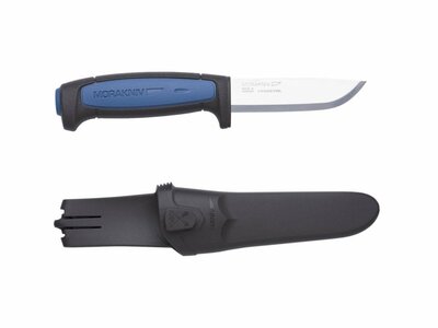 Morakniv 12430 Pro S pracovní nůž - dýka 9,1 cm, černo-modrá, plast, guma, plastové pouzdro