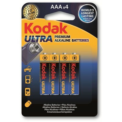 Kodak Ultra Premium alkalické baterie AAA 1,5V 4ks 887930959529