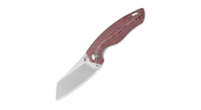 Kizer V4593C2 Towser K Red Micarta kapesní nůž 8,6 cm, červená, Micarta