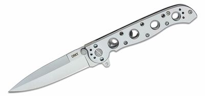 CRKT CR-M16-03SS M16®-03SS Spear Point Silver vreckový nôž 9 cm, celooceľový