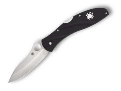 Spyderco C66PBK3 Centofante 3 vreckový nôž 7,9 cm, Satin, čierna, FRN
