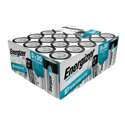E301323704 Energizer Max Plus Alk D DP20