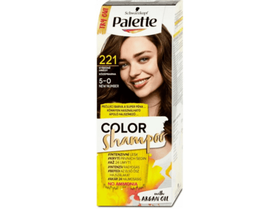Palette 2388514 Color Shampoo 5-0 (221) Stredně hnedý 50 ml