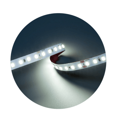 ML-LS24V48W128L/M6000KB5 Modee LED Szalag DC24V 9.6W/m 128LED/m 8mm IP20 6000K CRI90 (1150 lumen/m)