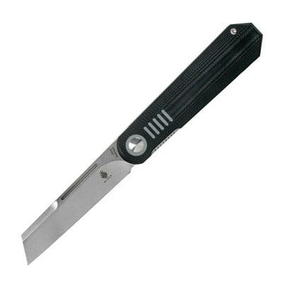 Kizer Ki3570A1 De L' Orme Black vreckový nôž 7,4 cm, Stonewash, čierna, G10