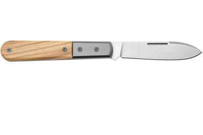 CK0111 UL LionSteel Spear M390 blade,  Olive wood Handle, Ti Bolster & liners