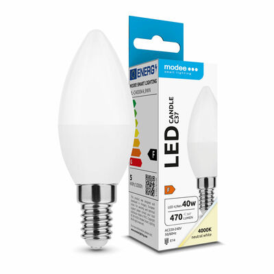 Modee LED žárovka Candle E14 4,9W neutrální přírodní bílá (ML-C4000K4,9WN)