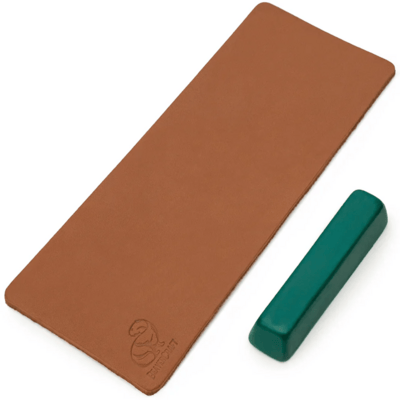 LS2P1 Beavercraft Leather Strop pro Honing with P01 Polishing Compound
