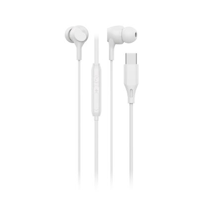 Technik MT-EP101 nylon TPE+plast 1,2m, USB-C + ovladač, bílá
