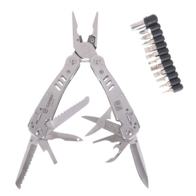 Ganzo Multi Tool G302-H multifunkciós szerszám - fogó, ezüst, 27 funkció 