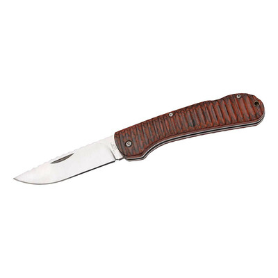 Herbertz 569811 vreckový nôž 8,7 cm, drevo Pakka
