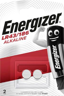 Energizer LR43 / 186 FSB2 speciální alkalická knoflíková baterie 1,5V 2ks 7638900393194