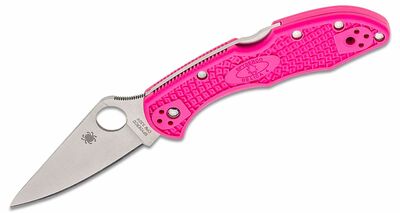 Spyderco C11FPPNS30V Delica 4 Lightweight Pink kapesní nůž 7,4 cm, růžová, FRN