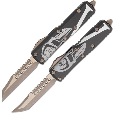 Microtech 719-13SETMLS Utx-85 automata kések Molon Labe Hellhound/Warhound, bronz, fekete, alumínium