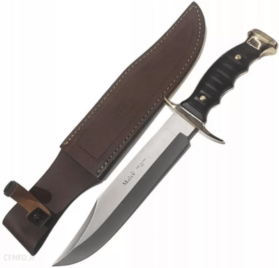 7220 Muela 220mm blade, golden zamak handle & black ABS scales