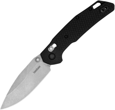 Kershaw K-2037 HEIST zsebkés 8,1 cm, Stonewash, fekete, GFN