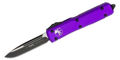 Microtech 121-1PU Ultratech Purple Standard automatický nůž 8,8 cm, černá, fialová, hliník