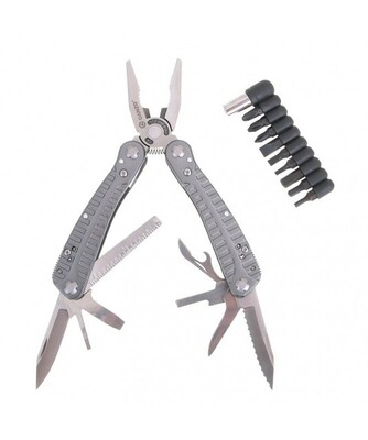 Ganzo Multi Tool G105 multifunkciós szerszám - fogó, króm felület, 22 funkció 