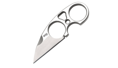SOG-JB01K-CP SNARL nůž na krk 5,3 cm, ocel, nylonové pouzdro, řetízek