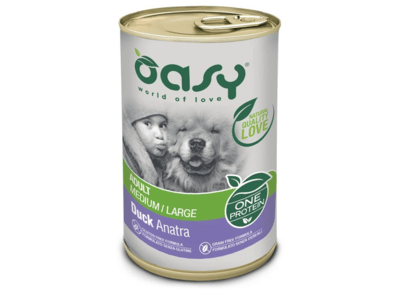 OAWODANL0040 Oasy One Fehérjetáp Felnőtt Közepes/Nagy Kacsa 0.4kg